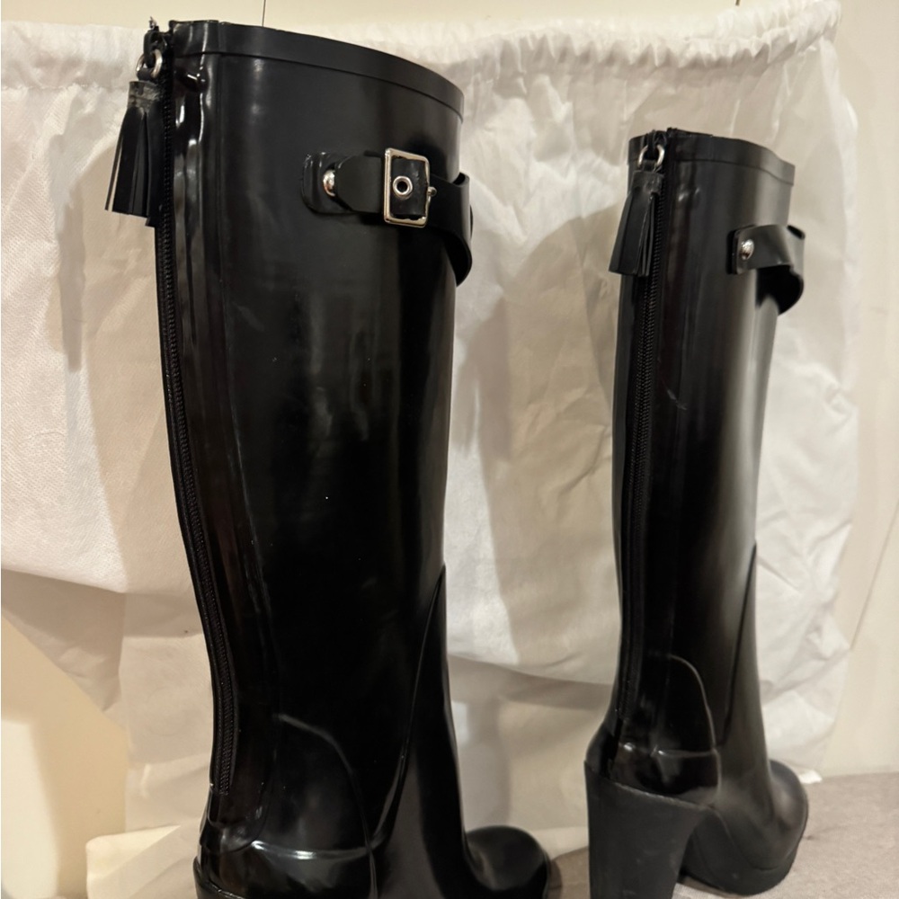 Coach Rain Boots, black and statement making - Picture 5 of 16